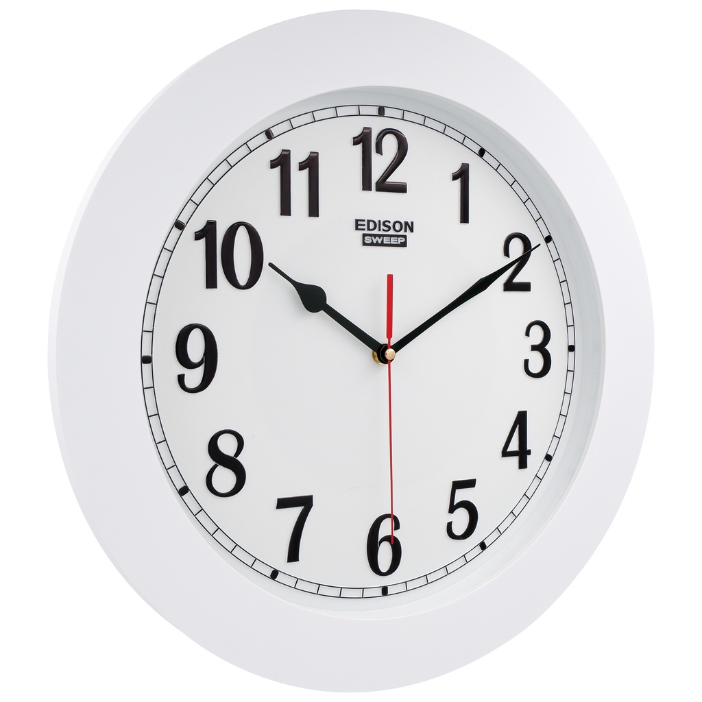 Jam Dinding Edison Sweep ES 410 T11 Timbul Diameter 410mm 41cm