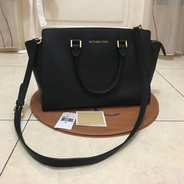 MICHAEL KORS SELMA SLINGBAG LARGE / MK 100% ORI SECOND BEKAS PRELOVED ORIGINAL AUTHENTIC