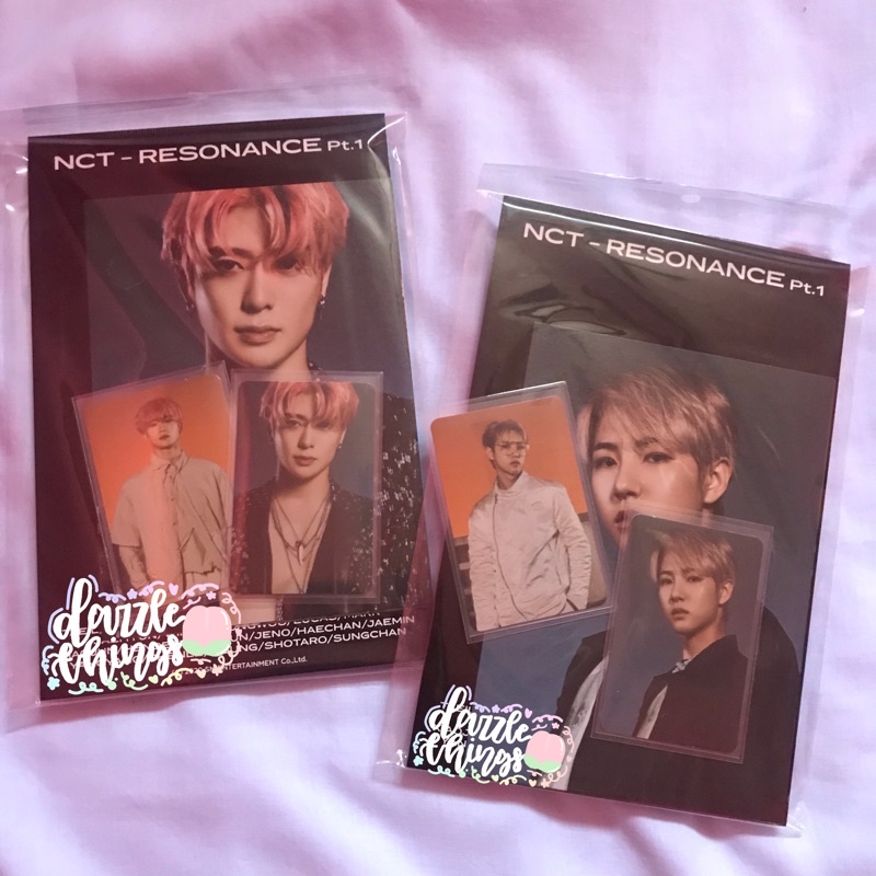 pc photocard NCT 2020 Postcard + Photoframe Resonance pt.1 Jaehyun set & Renjun set
