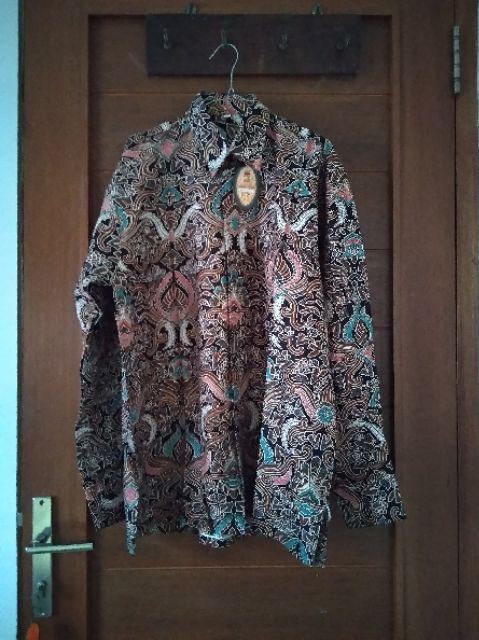 Warung Batik Kemeja Batik Keraton Cirbon Panjang Pekalongan M L Xl Murah Keren Batik Pria Wajik Biru