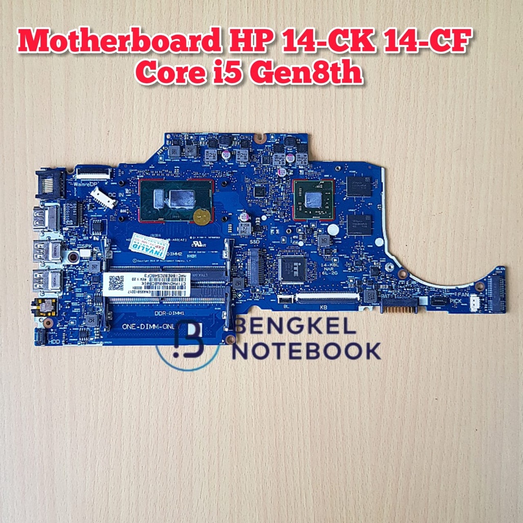 Motherboard HP 14-CK 14-CF 14s-CF 14s-CK HP 240 G7 Core i5 Gen8th Radeon HEDWIG92-6050A3108001-MB