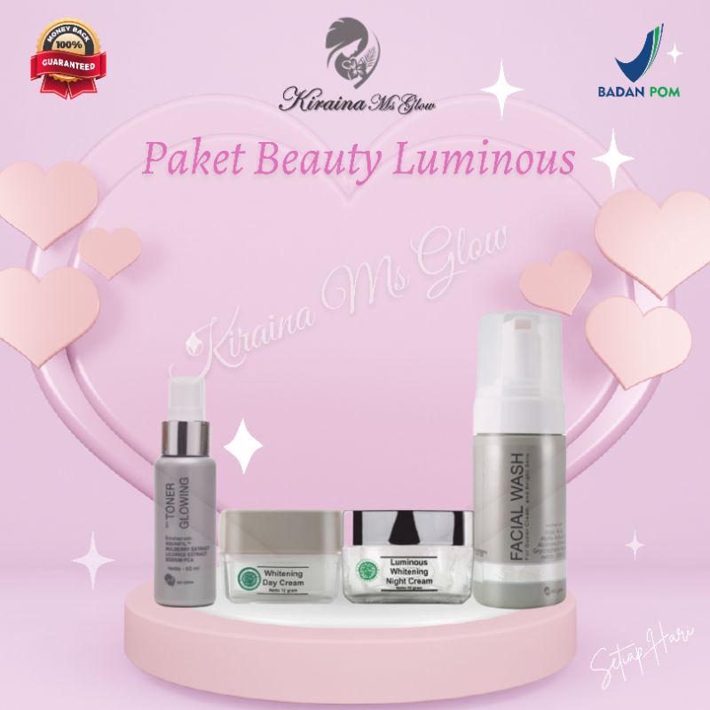 Paket Ms Glow Luminous Ms Glow 100% Original