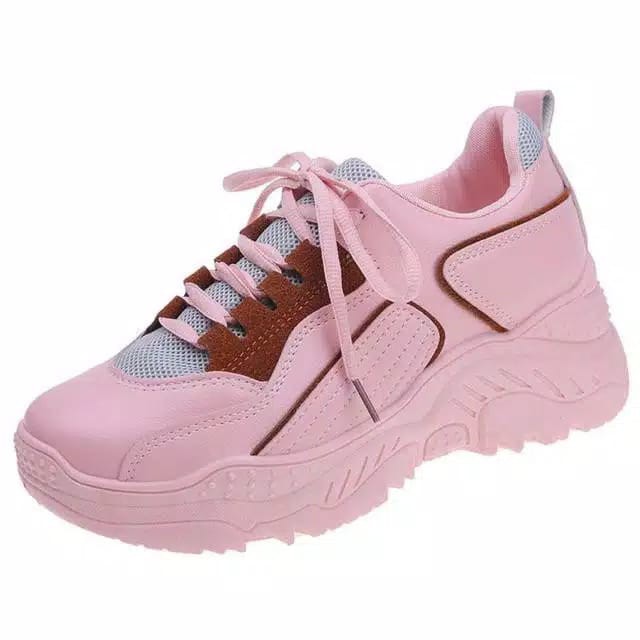 ARY_Shoes- Sepatu Warna Putih Wanita Sneakers Korea Trendy 2021