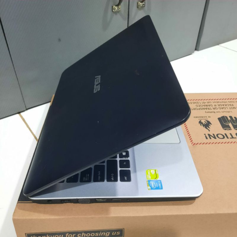 Laptop Asus A445L Cor i5-5200U Nvdia Geforce 820M 2GB Ram 8GB  HDD 500GB Layar 14 inch Windows 10
