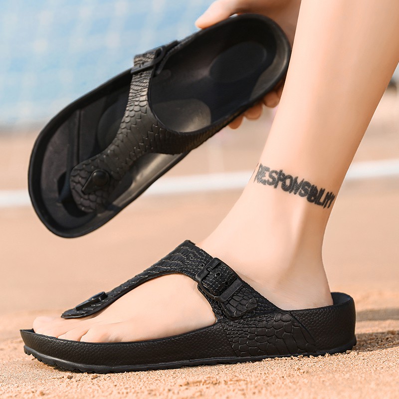 massage flip flops mens