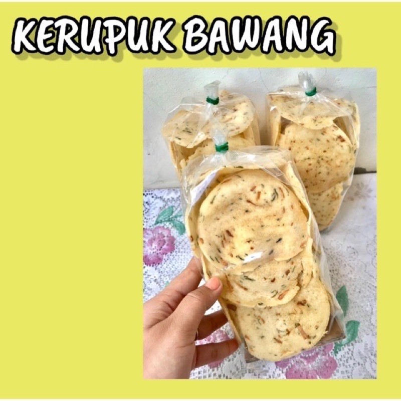 Kerupuk Bawang 7 Saudara khas Kota Rengat Inhu
