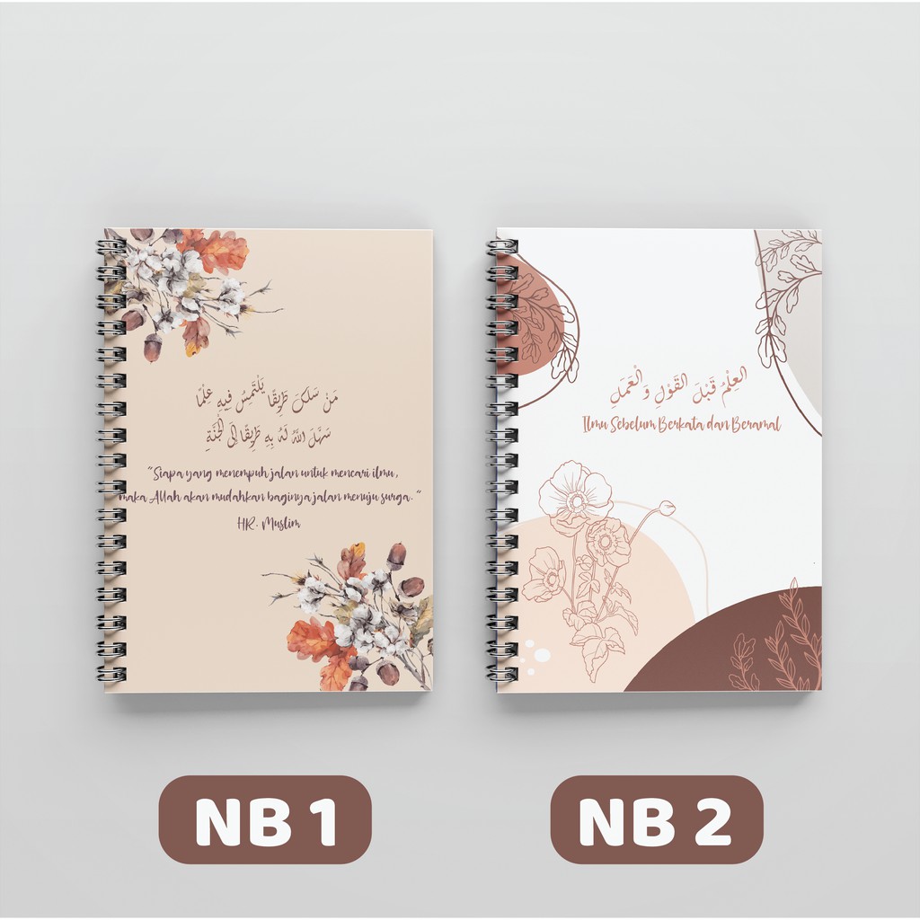 

Notebook Spiral A5 dan B5 isi 100 &120 lembar bisa custom nama dan quotes