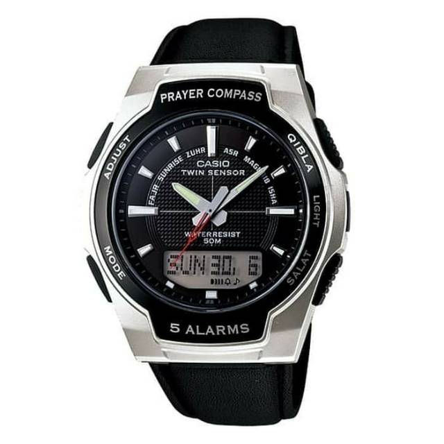 Jam Tangan Casio Prayer Compass Type CPW-500HL-1A Original / Casio Twin Sensor Digital Analog