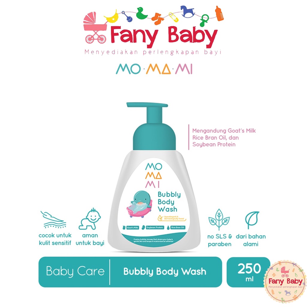 MOMAMI BUBBLY BODY WASH 250ML