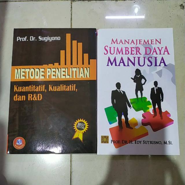 Paket Dua Buku Manajemen Sumber Daya Manusia Metode Penelitian Kuantitatif Kualitatif Dan R D Shopee Indonesia