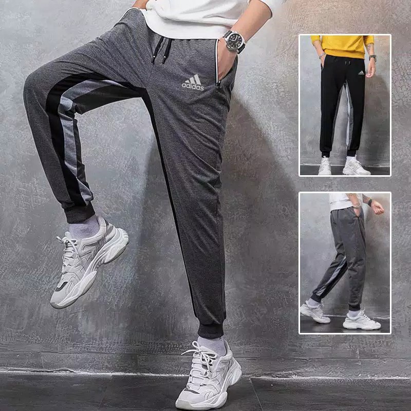 PROMO GILA!! Celana Pria Musim semi kasual olahraga trening style korea SIZE 27-38