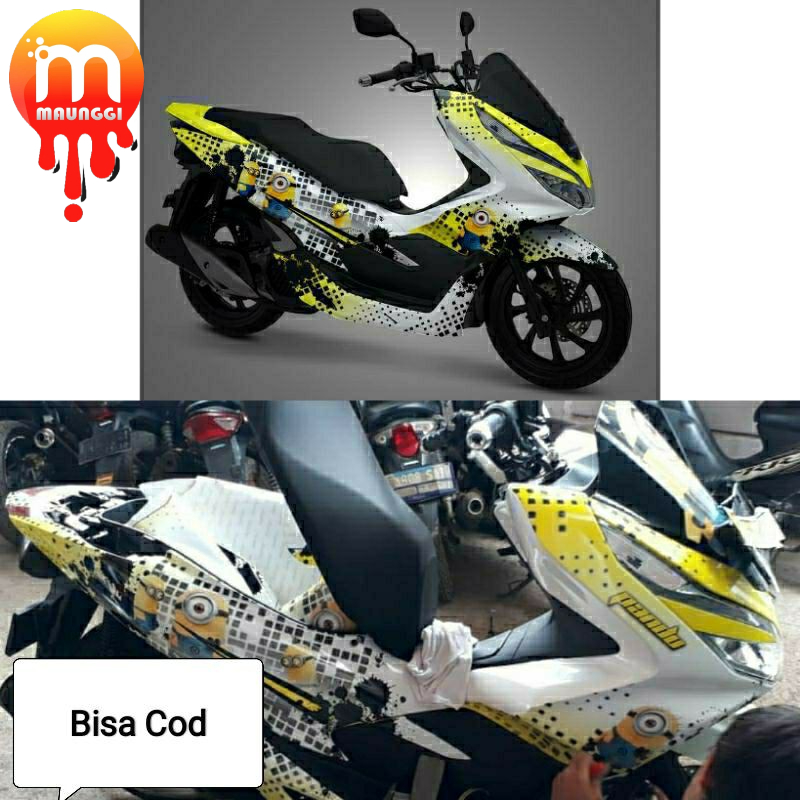 Decal pcx 150 full body Striping motor variasi pcx Sticker motor Stiker pcx 150 full body variasi