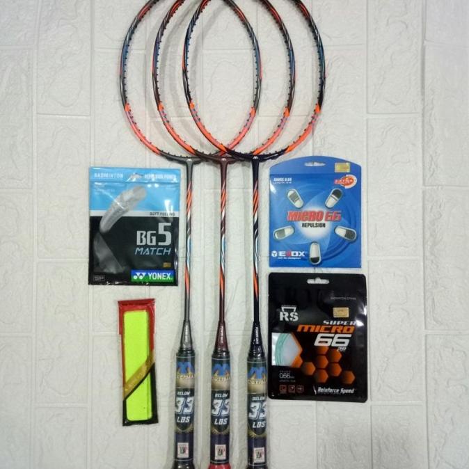 Raket Badminton Power Max Hector 111 Original Free Pemasangan Senar Roccabar