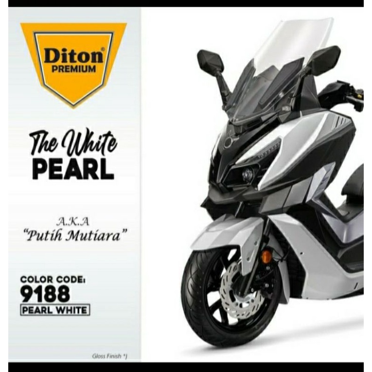 CAT SEMPROT DITON PREMIUM 9188 PEARL WHITE / PUTIH MUTIARA / PILOK / PYLOX