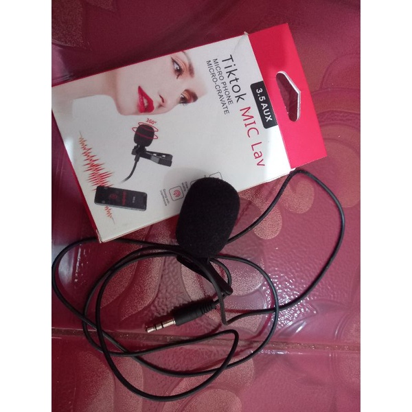 Mic clip on Tiktok MIC Lav 3.5 AUX