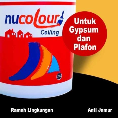 ➹ Cat Plafon Nucolour ceiling 5 kg - cat gipsum putih ➣