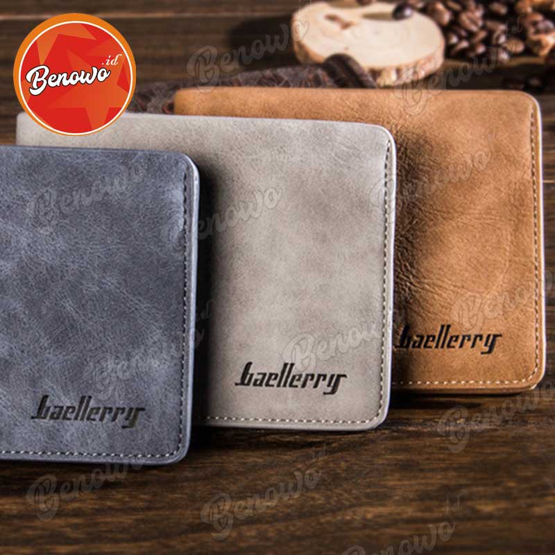 Dompet Pria Import Model Lipat kulit Sintetis Elegan Keren - DP07-6