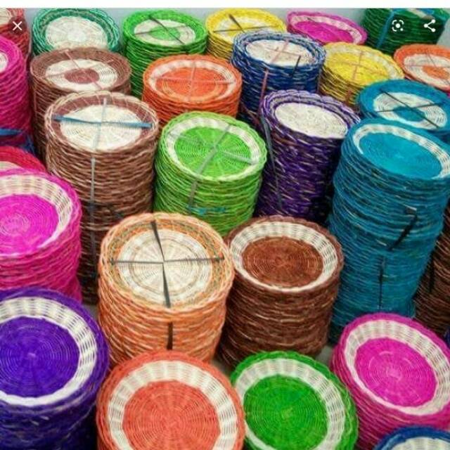 Supplier Piring Bahan Rotan Asli