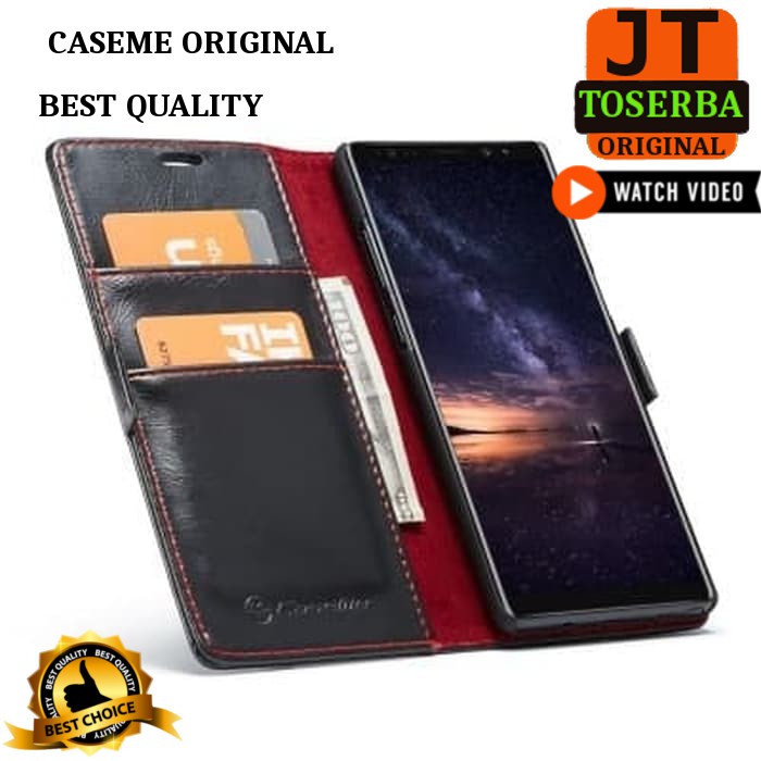 CASEME LEATHER CASE SAMSUNG NOTE 10 | NOTE 10 PLUS | S7 EDGE | S10 PLUS | S9 PLUS WALLET CASE