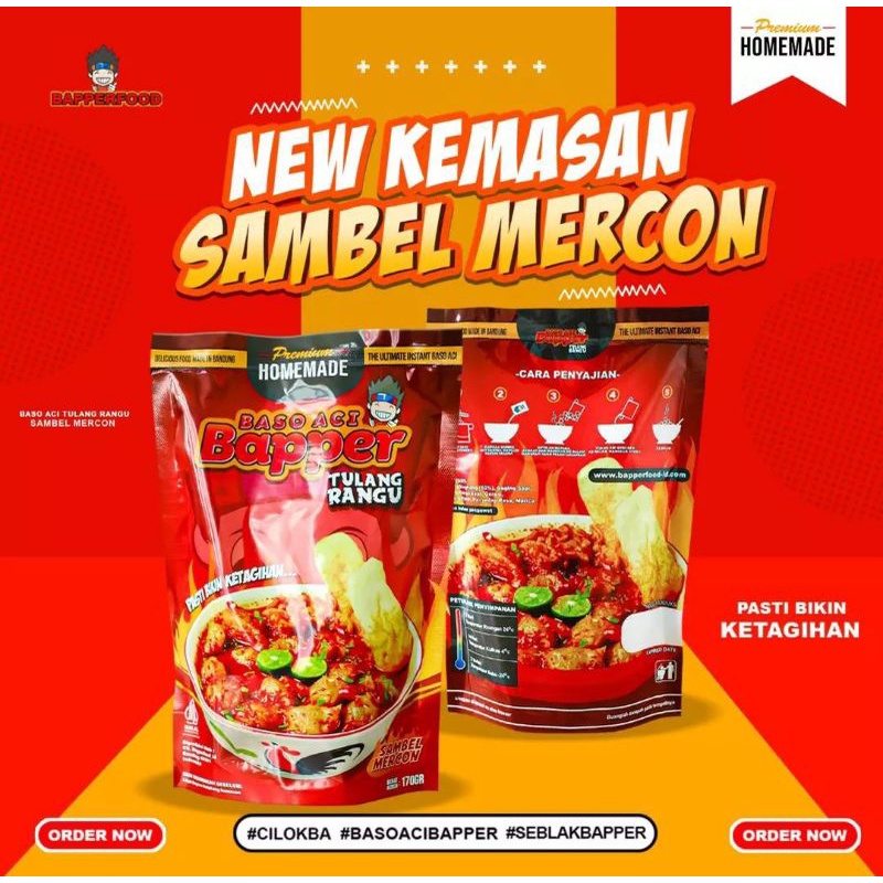 Jual Baso Aci Bapper Tulang Rangu Sambel Mercon Shopee Indonesia