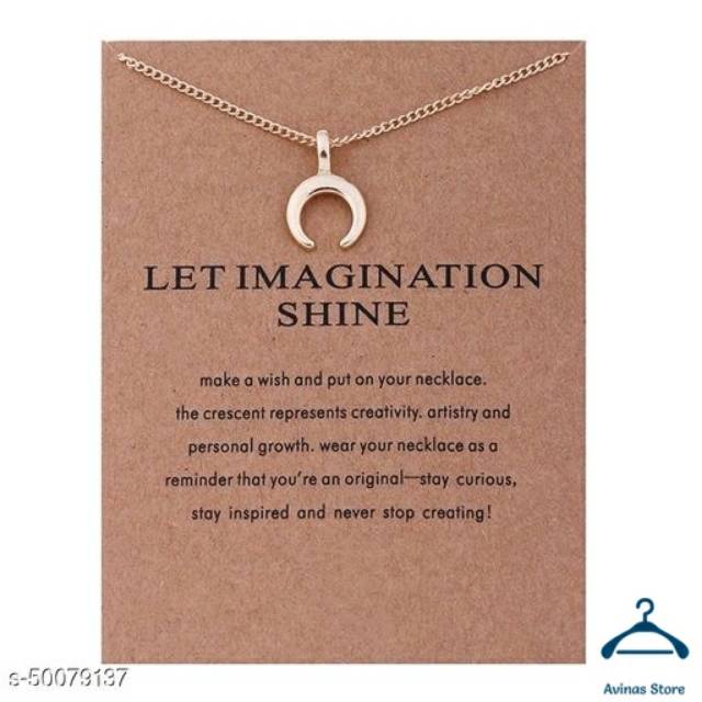 Kalung Liontin Bulan Sabit