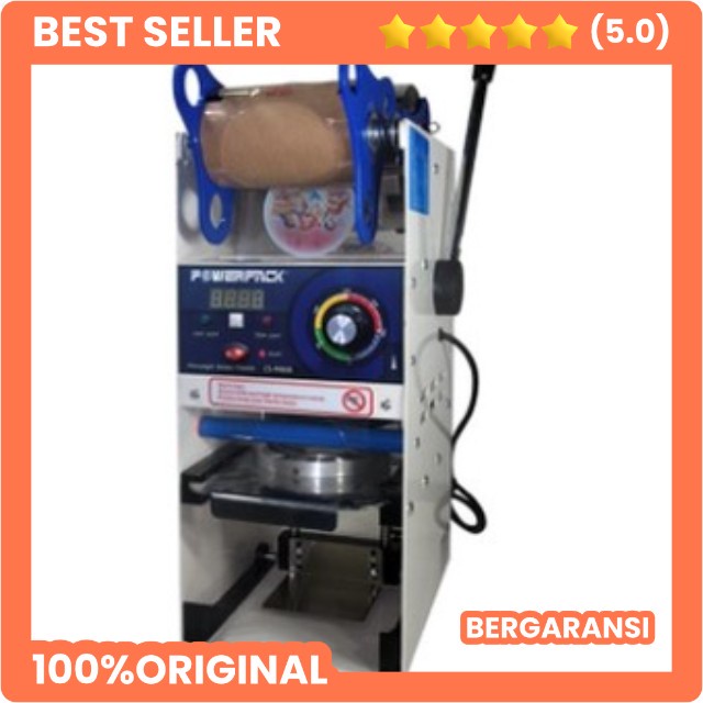 Jual PROMO MESIN PENYEGEL GELAS PLASTIK CSM868I MANUAL CUP SEALER