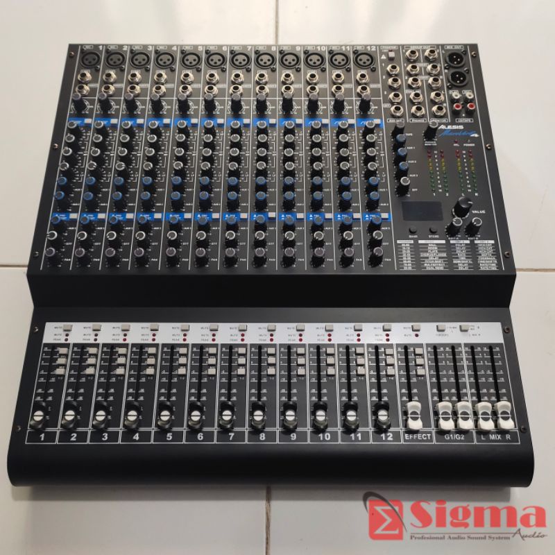 Mixer Alesis 12 Channel Efek Microverb 4