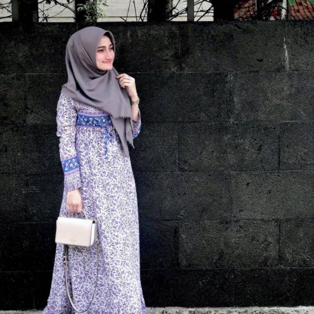 Yasmin Simple Dress Nadeea Purple