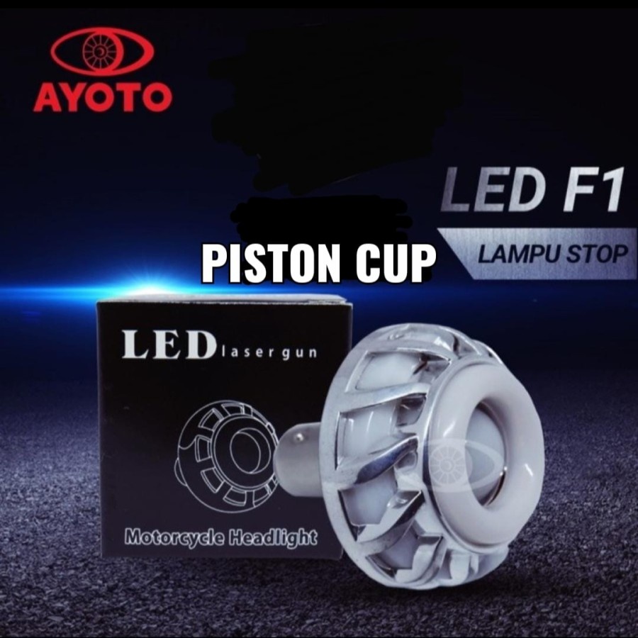 Lampu Stop Lampu Belakang Stoplamp Stop Lamp LED Motor AYOTO F01 Projie F1 DC / Variasi Stoplamp Proji Bisa Untuk Semua Motor Universal