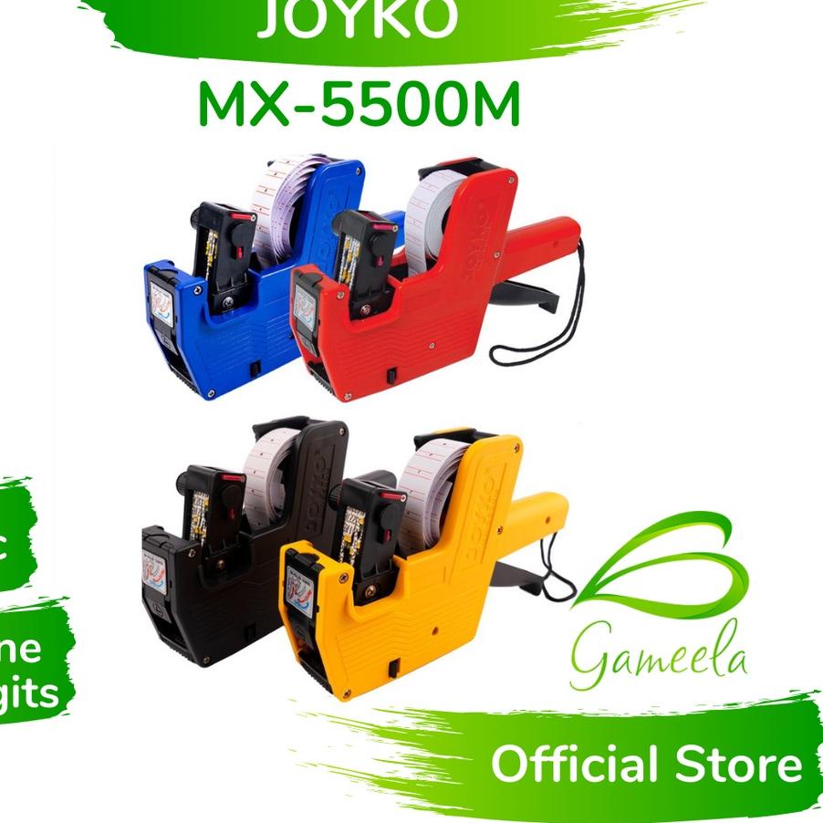 

Gameela Labeller Joyko MX-5500M Mesin Tembak Labeler Alat Label Harga 1 Line Baris 8 Digit Digits Price Lebeler Cetak Manual Stiker Kertas Lebel Lebeller Adjusting Exp Expired Expire Date Pelabel Tanggal Kadaluarsa Harga Rupiah Rp Kode Produksi ATK Office
