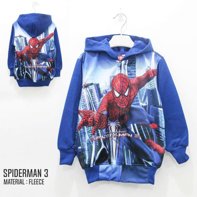 Jaket Anak Bandung - Jaket Printing Karkater Spiderman