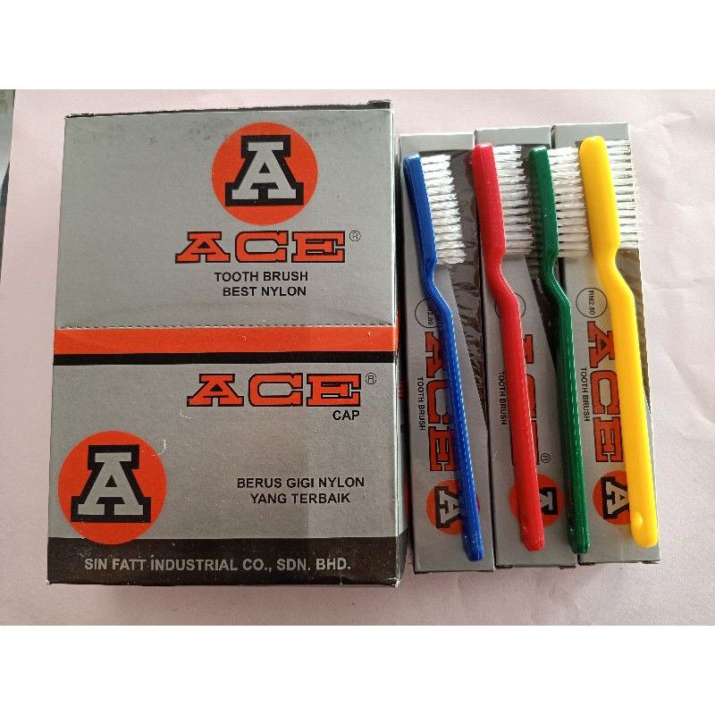 Sikat Gigi Malaysia ACE Best Nylon Tooth Brush