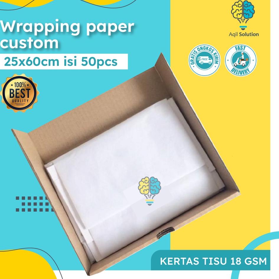 

Terkini J99VN (25x60cm= 50pcs) Kertas Tisu Packing Hampers baju sepatu tas dll 37 Ready Stok