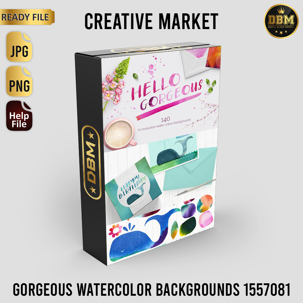 Gorgeous Watercolor Backgrounds - JPEG Ultra HD