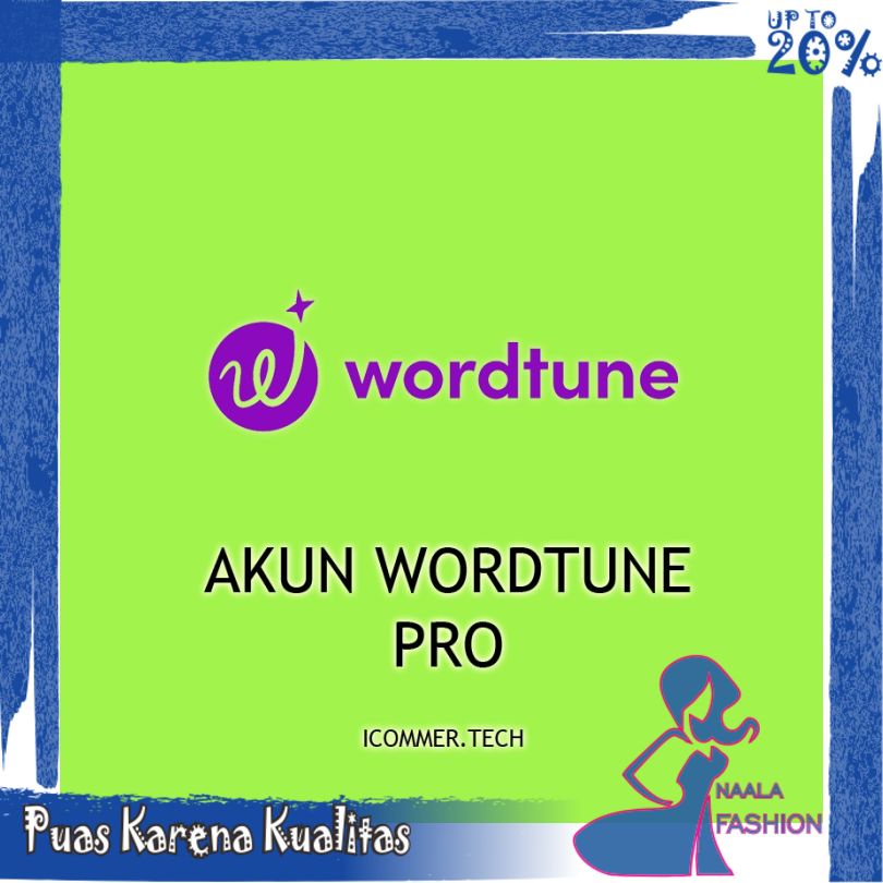 Promo Akun (User+Pass) Wordtune Pro Full Akses 1 Month New Trend