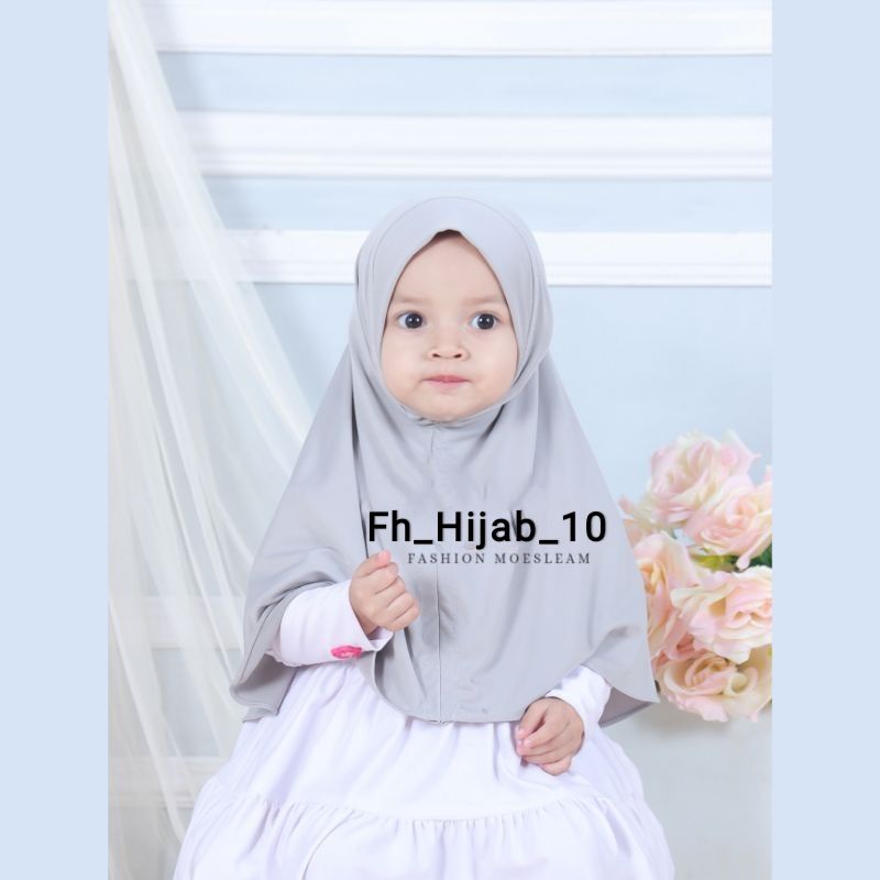 Jilbab Clarisa Anak bayi Instan 0-3 Tahun Bahan Lembut Adem | Hijab baby sekolah Tk newborn lucu Premium kekinian | Kerudung Perempuan Sd Terbaru 6-12 Bulan