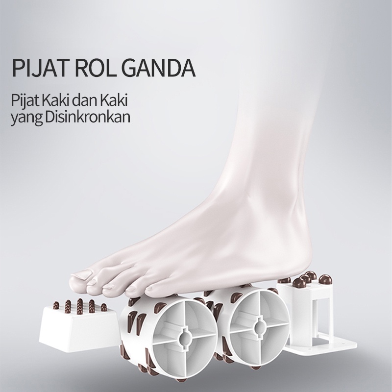 XUTI Pijat Kaki Mewah Pijat Kompres Panas Rumahan Panas 3D Mesin Kecantikan Kaki Ion Negatif