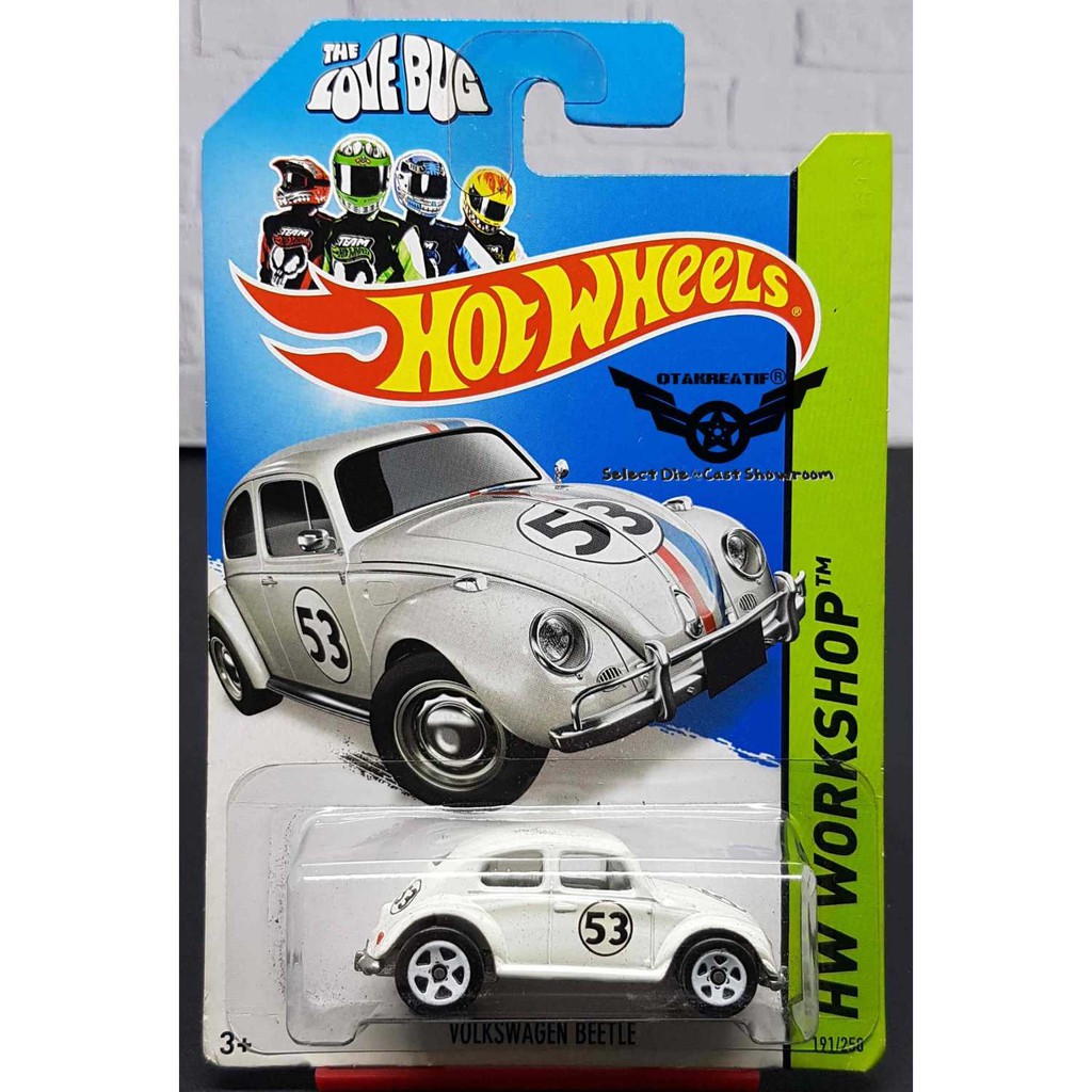 Hot Wheels Volkswagen Beetle The Love Bug Herbie ERROR Paint