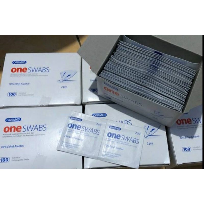 Tissue basah 2 ply one swabs ecer 10pcs