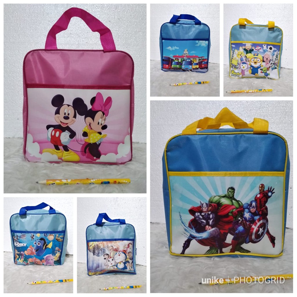 TAS TKD ECER Souvenir Ulang tahun anak Goodie Bag ultah Goody Karakter-5