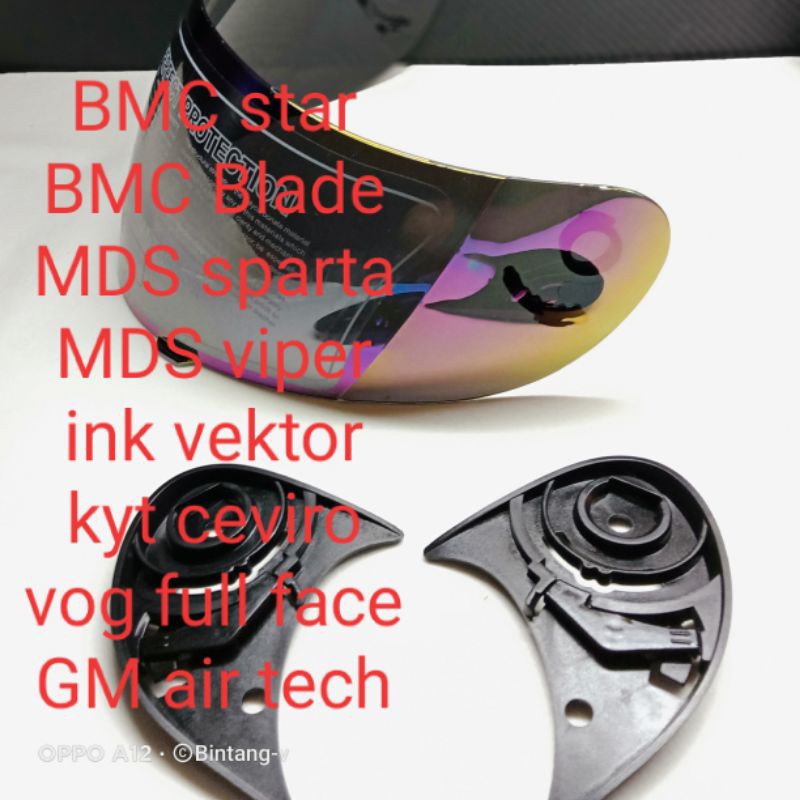 Jual Kaca Helm Full Face Bmc Blade Mds Sparta Bmc Star Helm Honda Helm Ninja Warna Pelangi