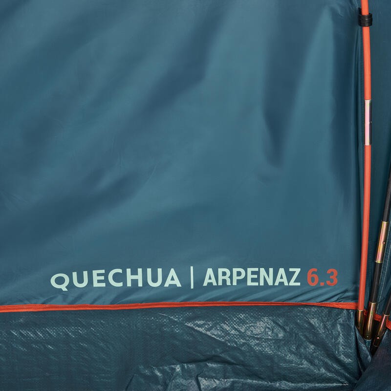 QUECHUA Arpenaz Family 6.3 Tenda 3 Kamar Untuk 6-10 Orang