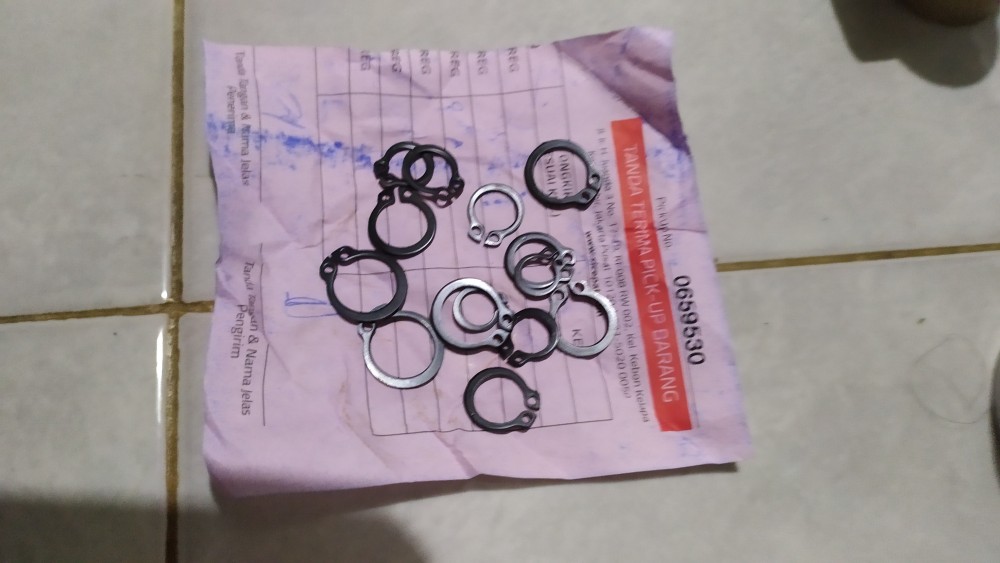 Snapring S8 / Snap Ring S 8 / Spare Part Pompa Air