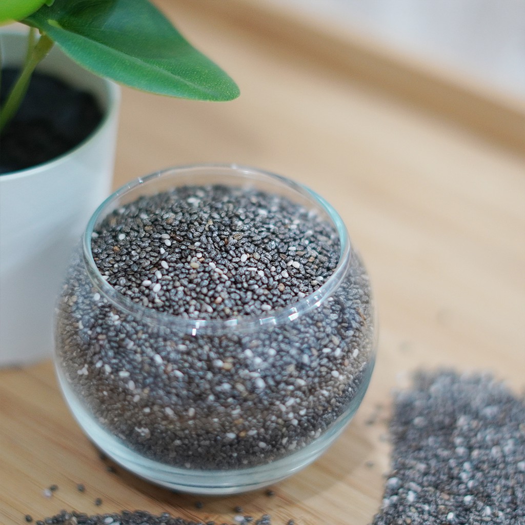 Organic Black Chia Seed 1 Kg Biji Chia Hitam Premium - Original SAFIYA HERBAL