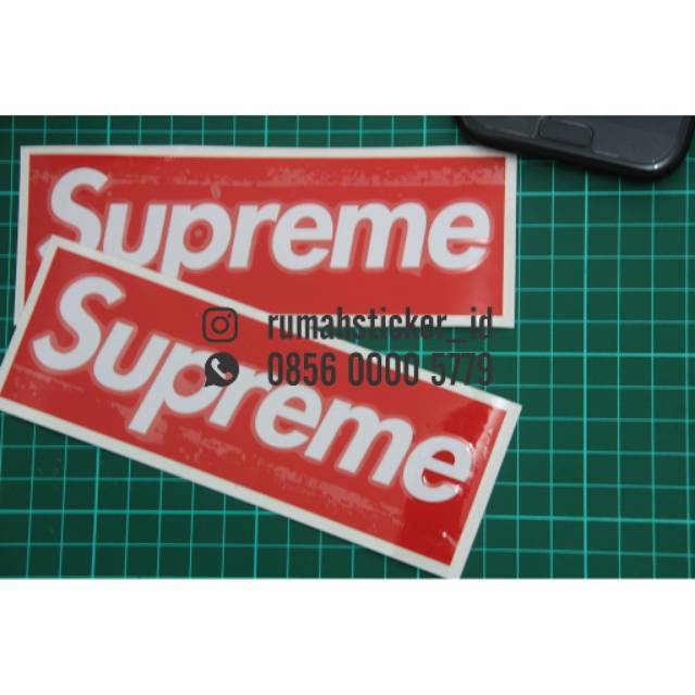 

sticker cutting vinyl SUPREME SUP NY