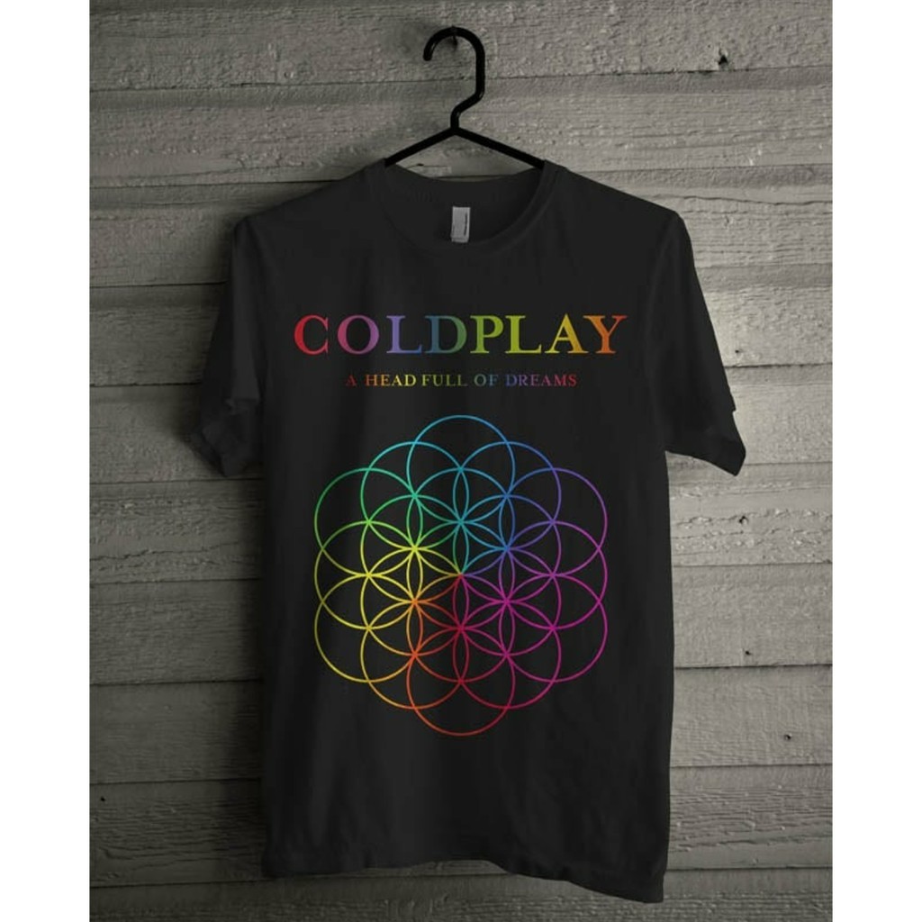 COLDPLAY Band T-Shirt - Kaos Band Music Original