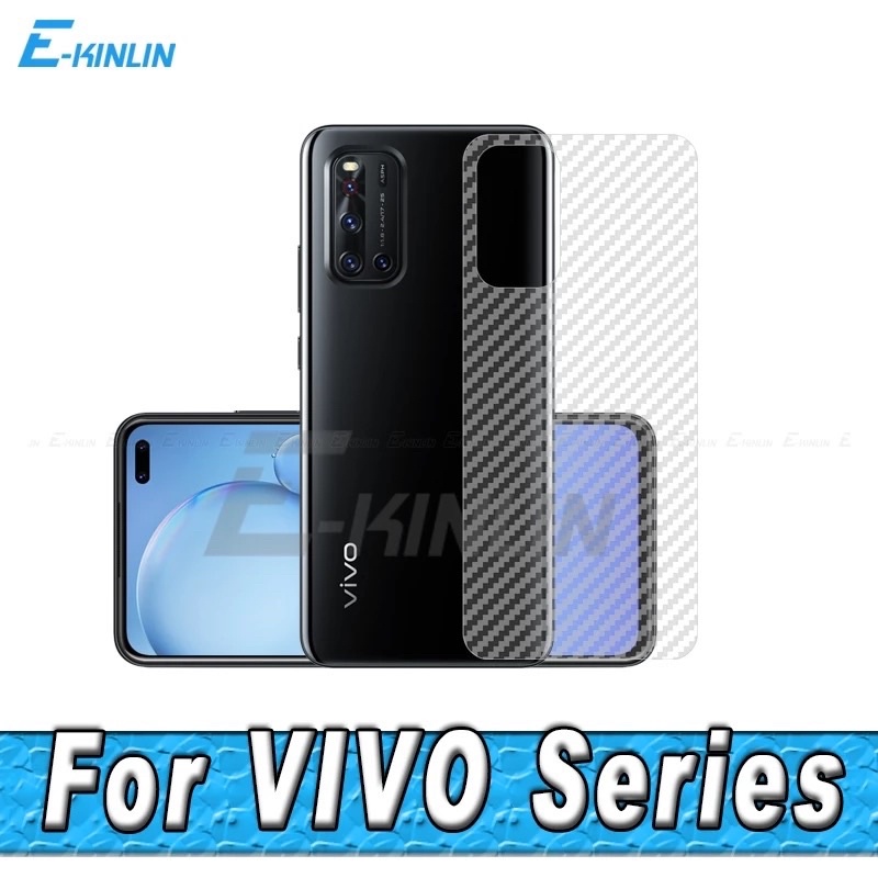 GARSKIN CARBON VIVO V27 V27E V25 V25E V23 V23E V21E V21 4G 5G V20 V20SE SE V19 V5 V5S V9 V15 V15PRO V17 V17PRO PRO STIKER BACK SKIN ANTI JAMUR