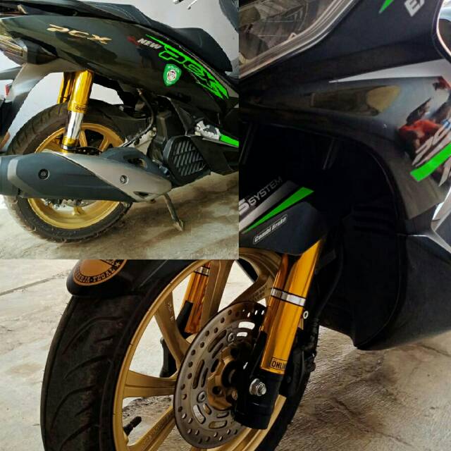 COVER SHOCK DEPAN BELAKANG PCX ABS/CBS