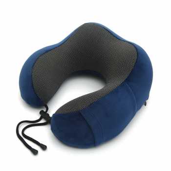 Image of Hot Promo SEREQI Bantal Leher U-Shape Foldable Travel Neck Pillow - SER43 #1