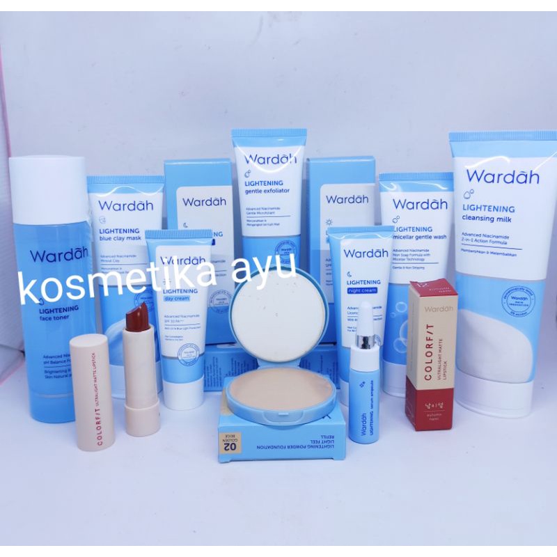 Jual Paket Wardah Lightening Skincare Varian Lengkap Paket Wardah